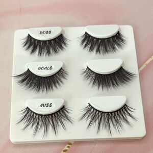 False Lashes set of 3